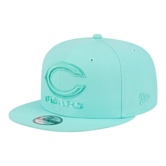 Men's New Era Turquoise Chicago Bears Colorpack 9FIFTY Snapback Hat