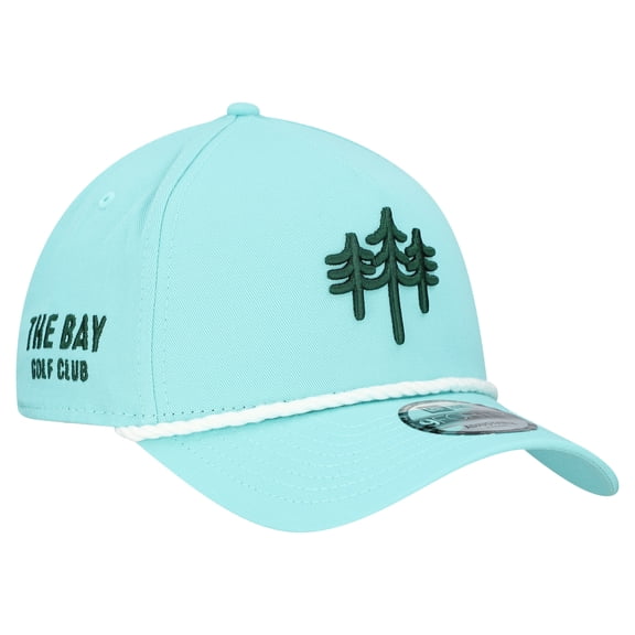 Men's New Era  Turquoise The Bay Golf Club 9FORTY A-Frame Adjustable Rope Hat