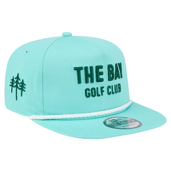 Men's New Era  Turquoise The Bay Golf Club Adjustable Golfer Hat