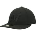 thumbnail image 1 of Men's New Era Washington Commanders Black on Black II Low Profile 59FIFTY Fitted Hat, 1 of 6