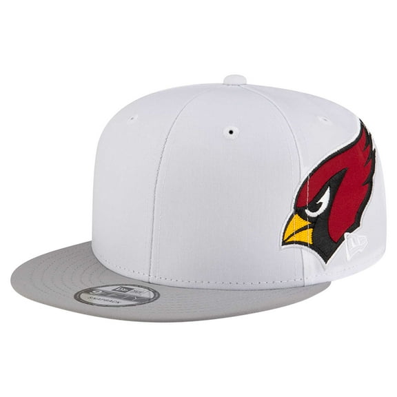 Men's New Era White Arizona Cardinals Helmet 9FIFTY Snapback Hat