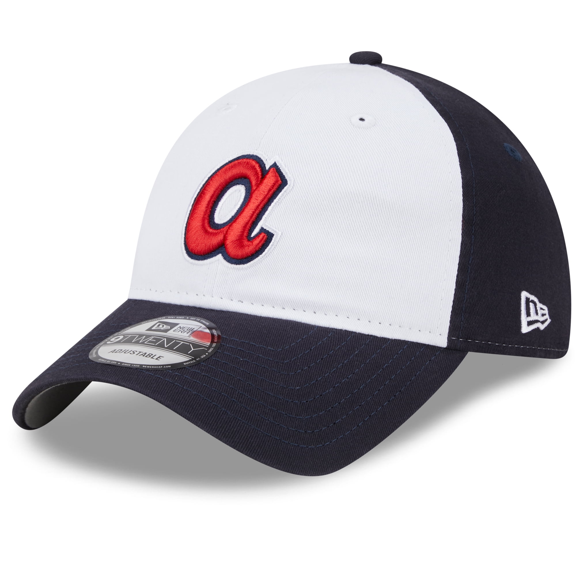 Men's New Era  White Atlanta Braves 2025 Batting Practice 9TWENTY Adjustable Hat