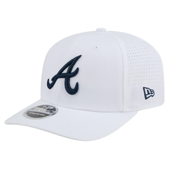 Men's New Era White Atlanta Braves COOLERA 9SEVENTY Adjustable Hat