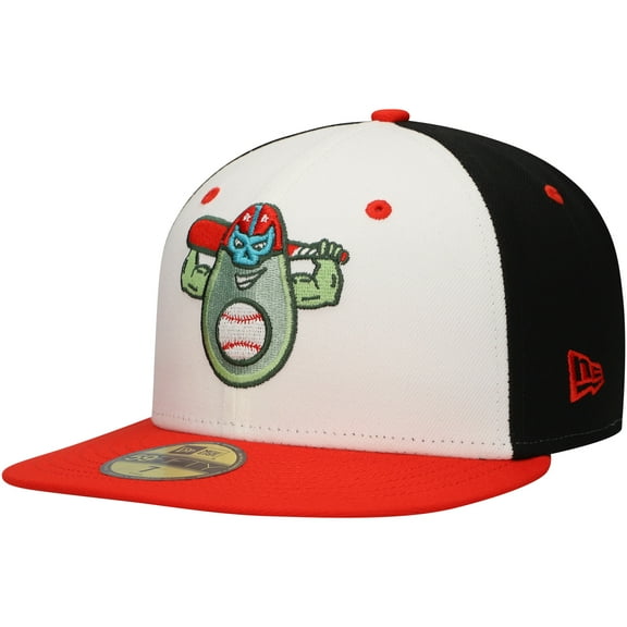 Men's New Era White Avocados Luchadores de Down East Copa de la Diversi-n 59FIFTY Fitted Hat