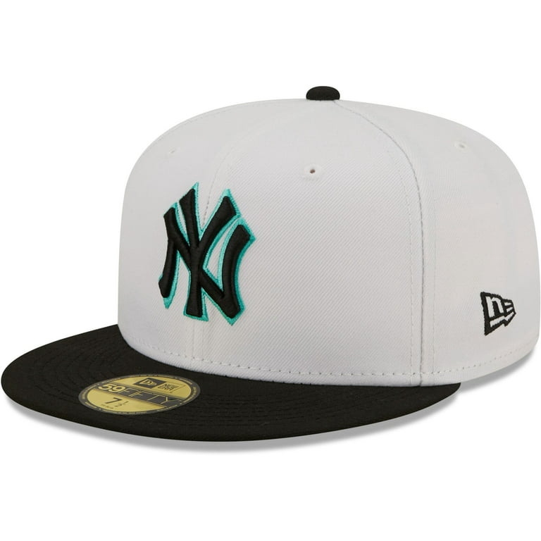Men's New Era White/Black New York Yankees Spring Color Pack Two-Tone  59FIFTY Fitted Hat