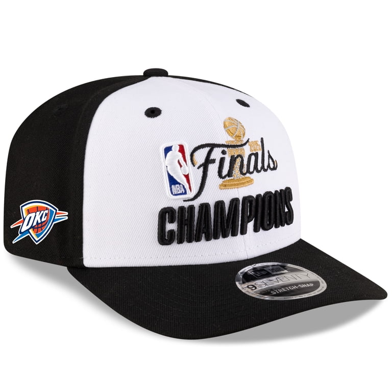 Men's New Era White/Black Oklahoma City Thunder 2025 NBA Finals