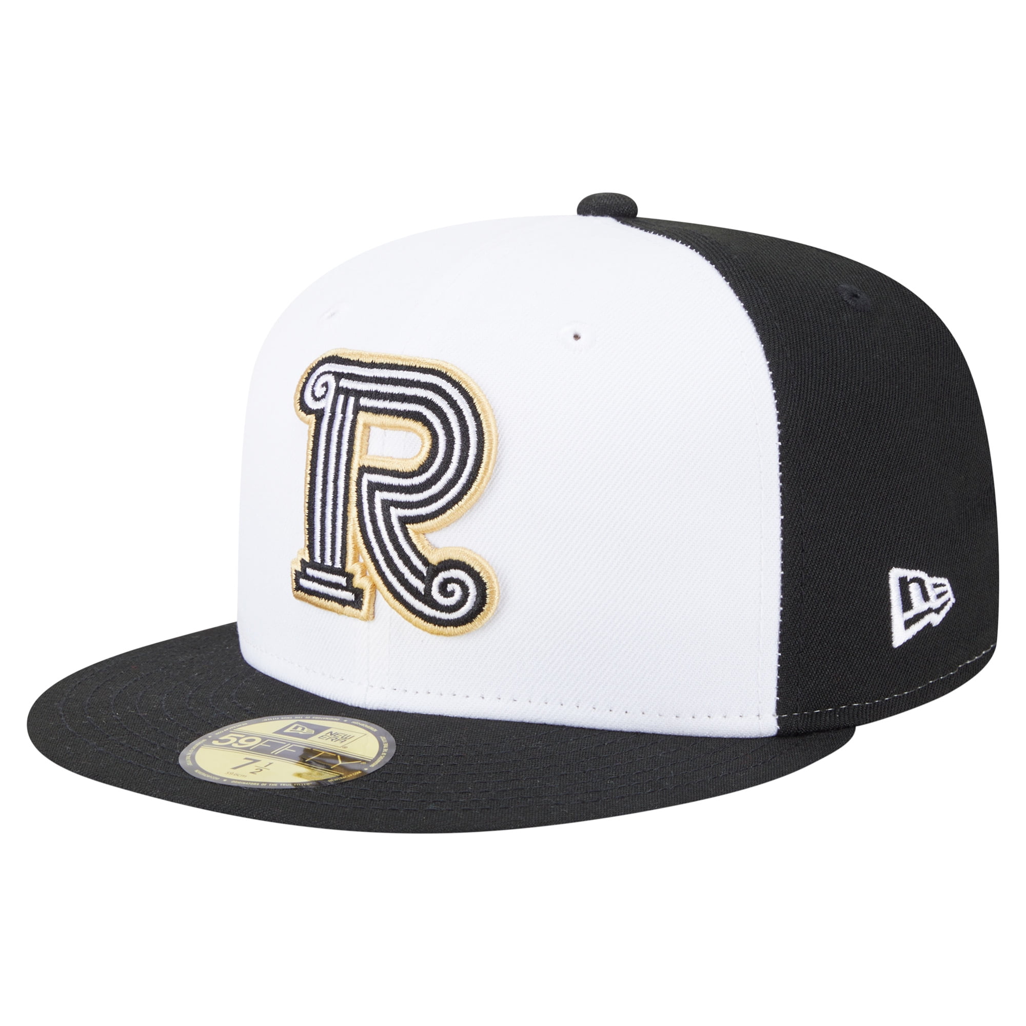 Men's-New Era White/Black Rome Emperors Authentic Collection 59FIFTY ...