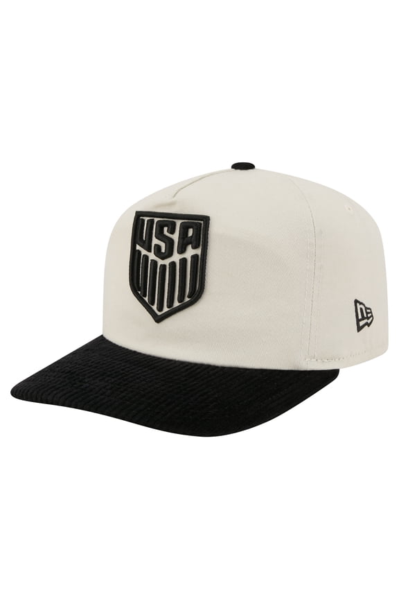 Men's New Era White/Black USMNT 19TWENTY Adjustable Hat