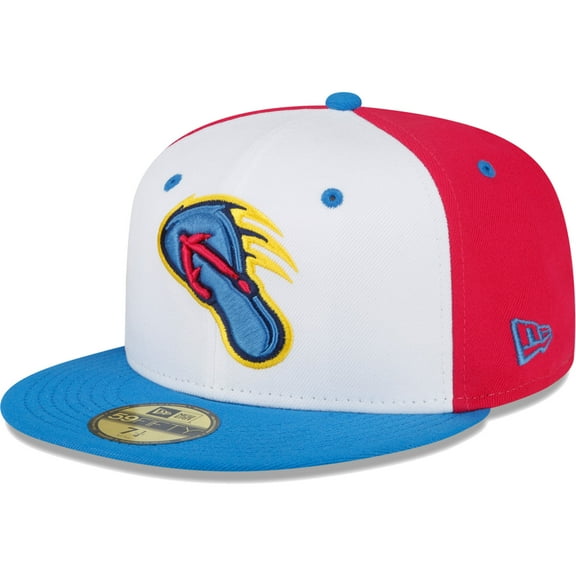 Men's New Era White/Blue San Antonio Missions Copa De La Diversion 59FIFTY Fitted Hat