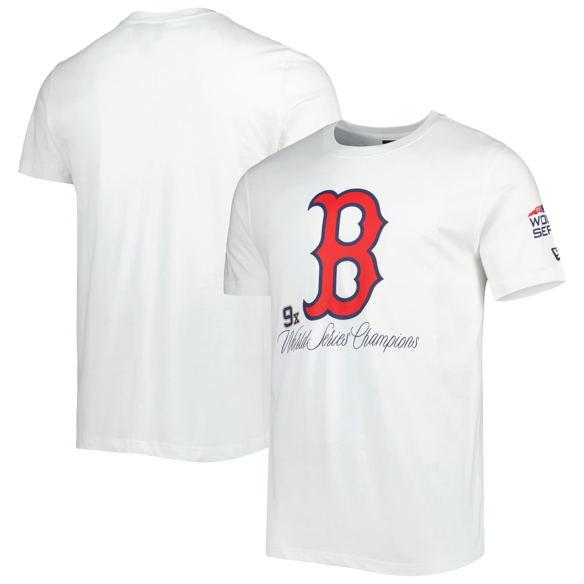 Men s New Era White Boston Red Sox Historical Championship T Shirt
