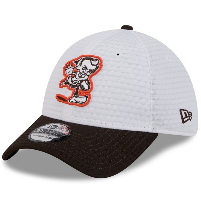 Men's New Era White/Brown Cleveland Browns 2024 NFL Training Camp ...