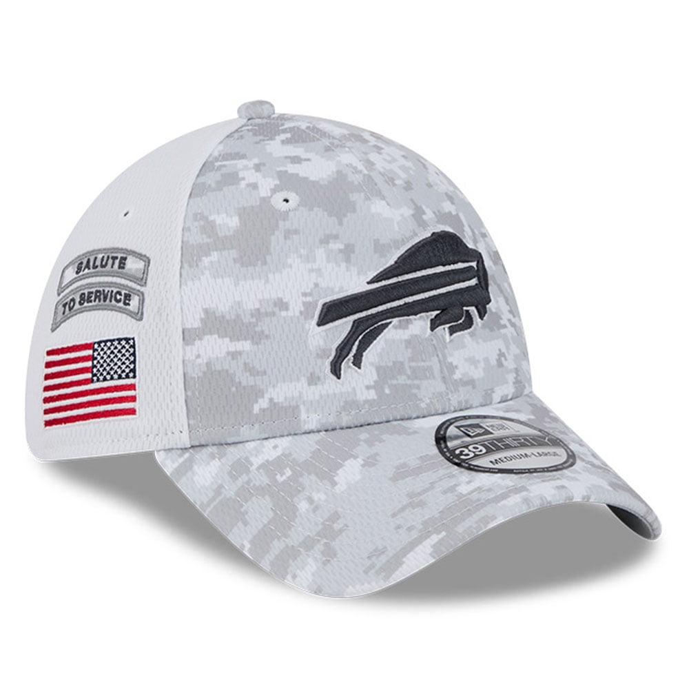 Men's New Era White Buffalo Bills 2024 Salute To Service Digital Camo ...