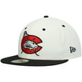 thumbnail image 1 of Men's New Era White Carolina Mudcats Authentic Collection Team Alternate 59FIFTY Fitted Hat, 1 of 5