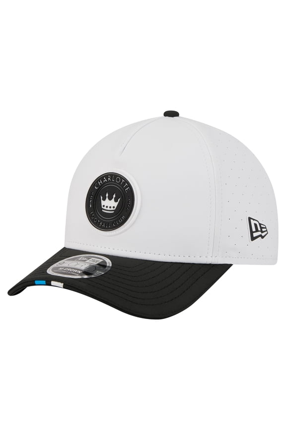 Men's New Era White Charlotte FC 2026 MLS Kick Off 9FORTY M-Crown A-Frame Adjustable Hat
