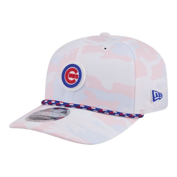 Men's New Era White Chicago Cubs Camo Rope 9SEVENTY Adjustable Hat