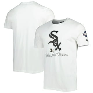 Chicago White Sox New Era Pinstripe T-Shirt - Black X-Large
