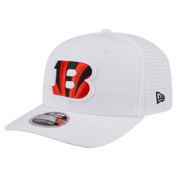 Men's New Era White Cincinnati Bengals Name Plate 9SEVENTY Adjustable Hat