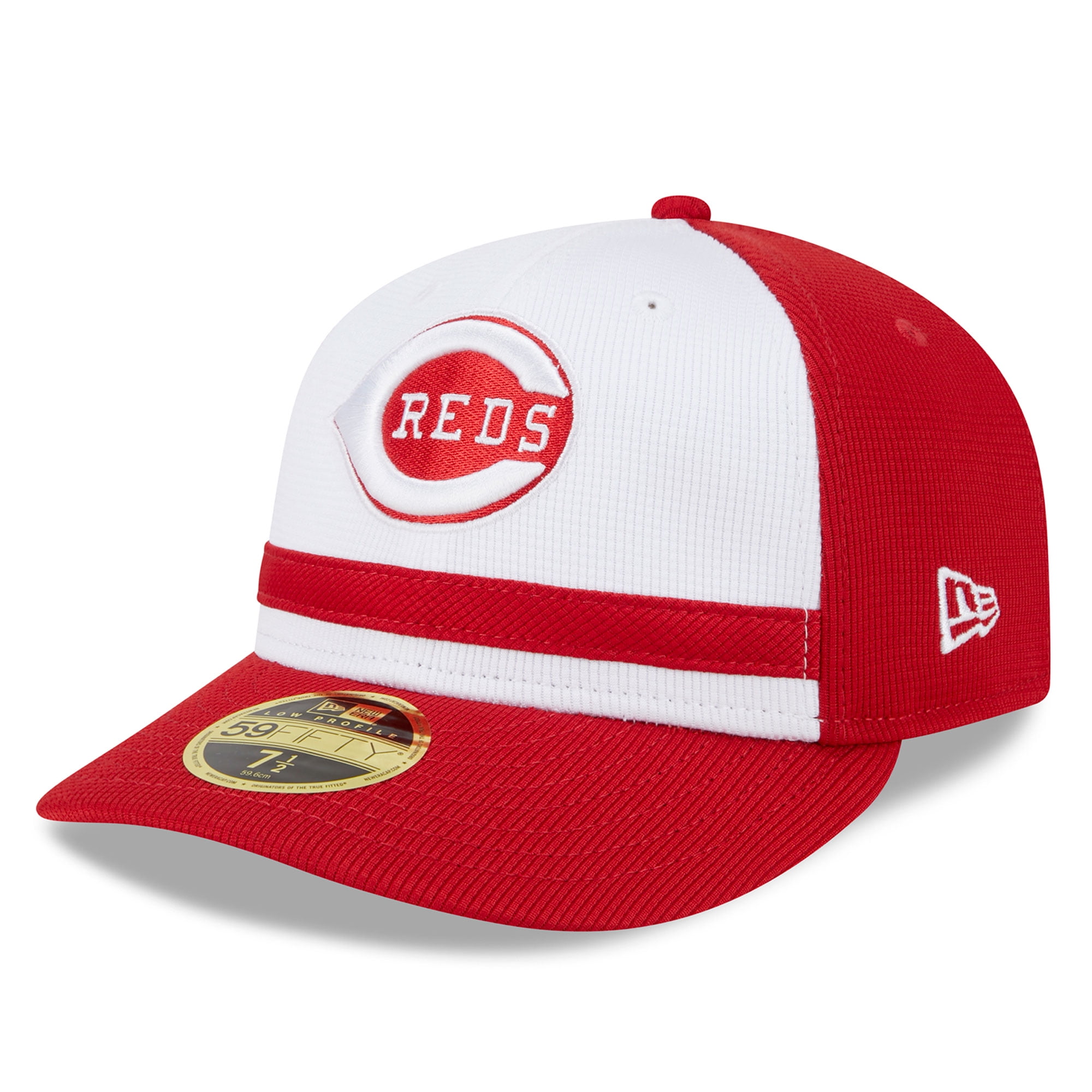 Men's New Era White Cincinnati Reds 2025 Batting Practice Low Profile