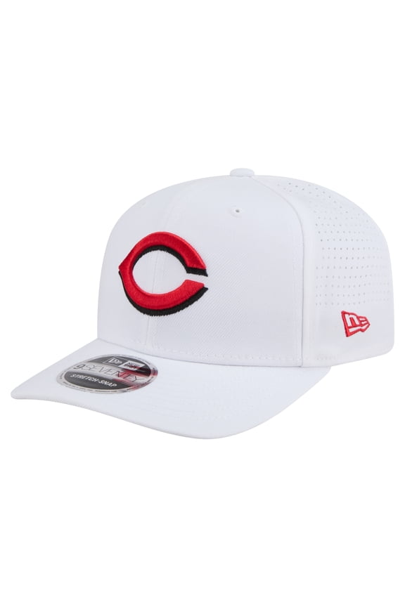 Men's New Era White Cincinnati Reds COOLERA 9SEVENTY Adjustable Hat