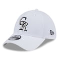thumbnail image 1 of Men's New Era White Colorado Rockies 39THIRTY Flex Hat, 1 of 6