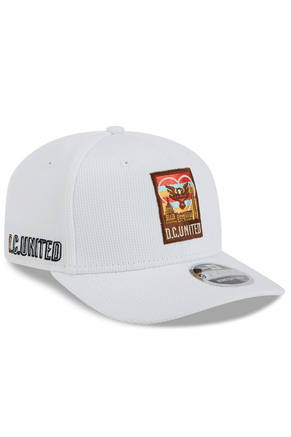 Men's New Era White D.C. United 2025 Jersey Hook 9SEVENTY Stretch-Snap Hat