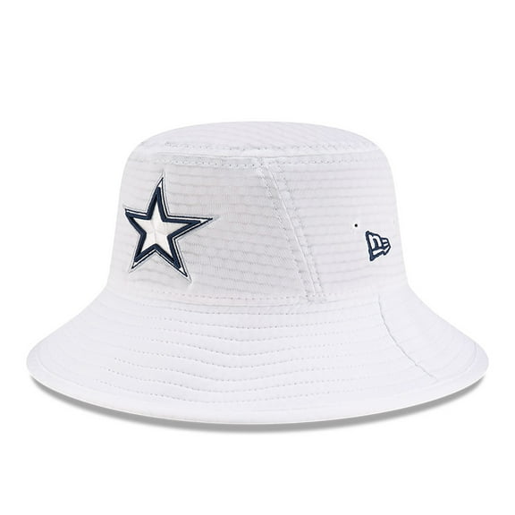 Men's New Era White Dallas Cowboys 2024 NFL Training Camp Stretch Bucket Hat