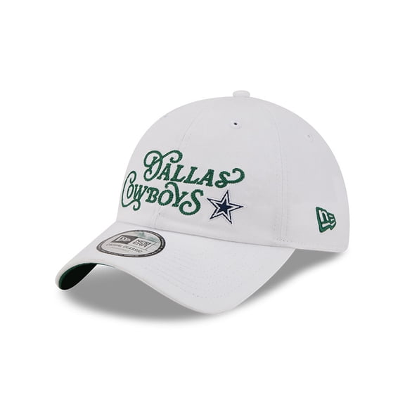 Men's New Era White Dallas Cowboys Golf Course Casual Classic Adjustable Hat
