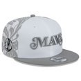 thumbnail image 1 of Men's New Era  White Dallas Mavericks 2024/25 City Edition 9FIFTY Snapback Hat, 1 of 6