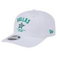 thumbnail image 1 of Men's New Era White Dallas Stars Team Lockup Basic 9SEVENTY Adjustable Hat, 1 of 5
