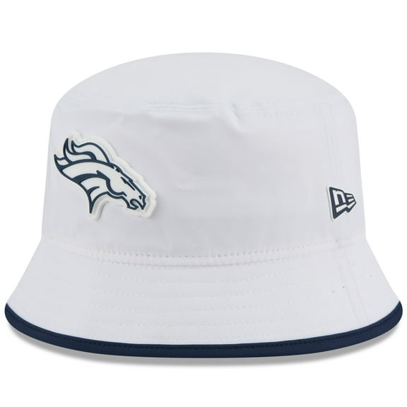 Men's New Era  White Denver Broncos 2025 NFL Training Camp Stretch Bucket Hat