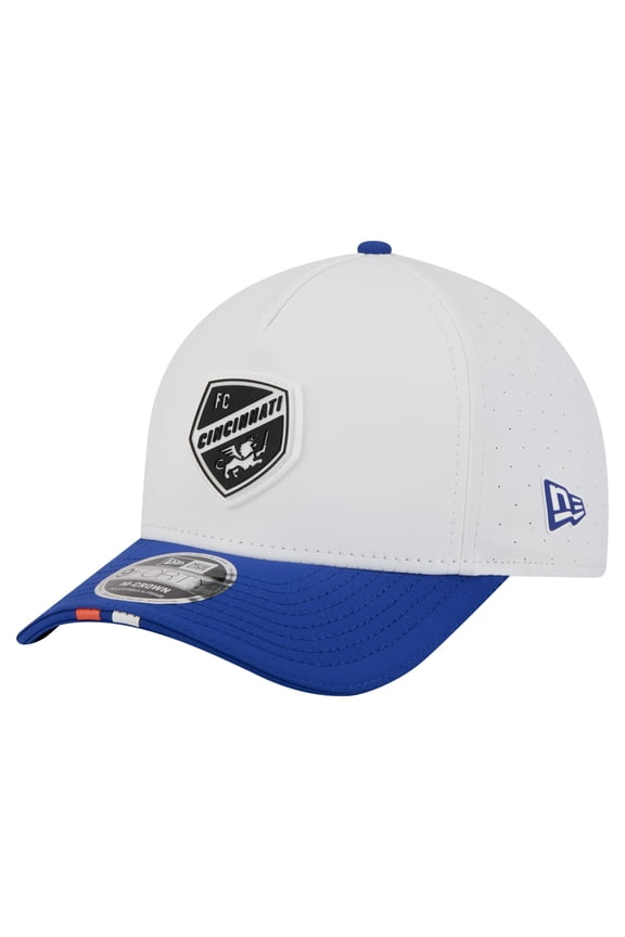 Men's New Era White FC Cincinnati 2026 MLS Kick Off 9FORTY M-Crown A-Frame Adjustable Hat