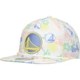 thumbnail image 1 of Men's New Era White Golden State Warriors Palm Trees and Waves Golfer Adjustable Hat, 1 of 6