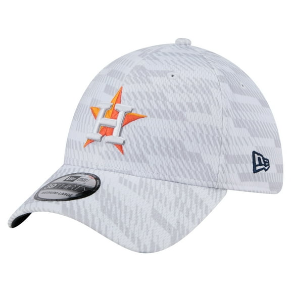 Men's-New Era  White Houston Astros Graded 39THIRTY Stretch Fit Hat