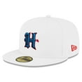 thumbnail image 1 of Men's New Era White Houston Texans Omaha 59FIFTY Fitted Hat, 1 of 5