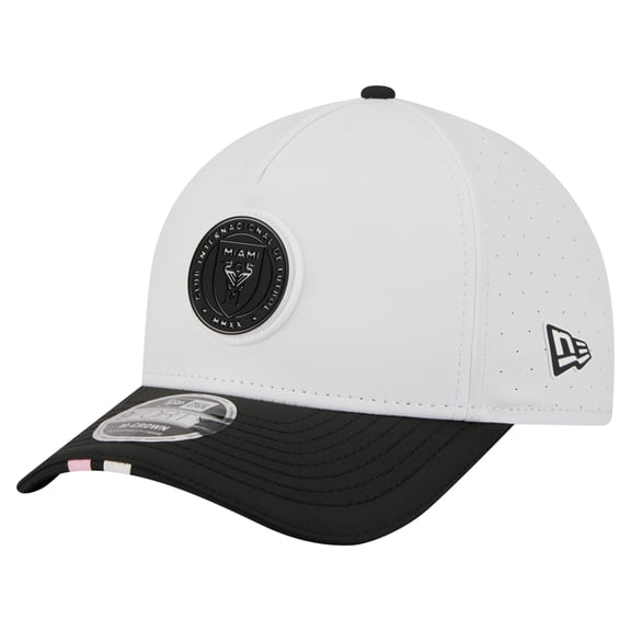 Men's New Era White Inter Miami CF 2026 MLS Kick Off 9FORTY M-Crown A-Frame Adjustable Hat