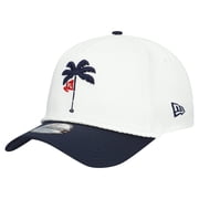 Men's New Era White Jupiter Links Golf Club 9FORTY A-Frame Adjustable Rope Hat