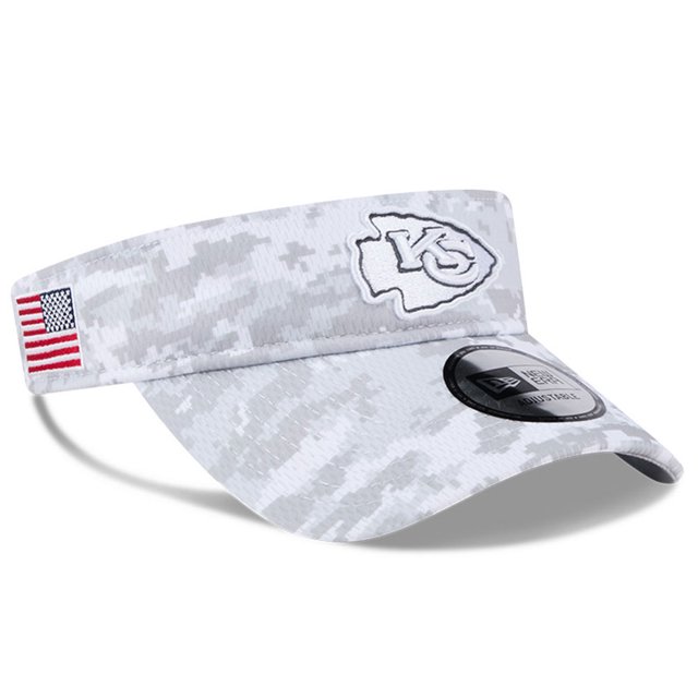 Men's New Era White Kansas City Chiefs 2024 Salute To Service Digital