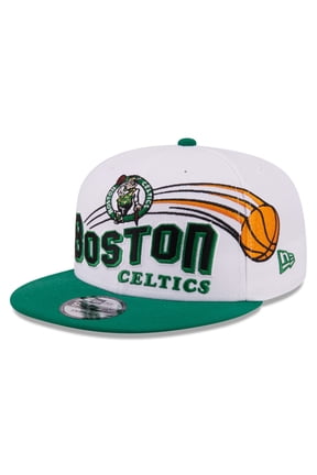 Men's New Era White/Kelly Green Boston Celtics Retro Swoop 9FIFTY Snapback Hat