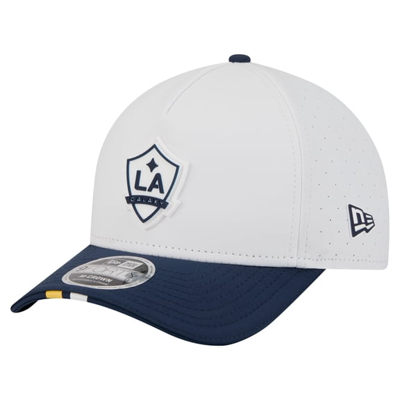 Men's New Era White LA Galaxy 2026 MLS Kick Off 9FORTY M-Crown A-Frame Adjustable Hat