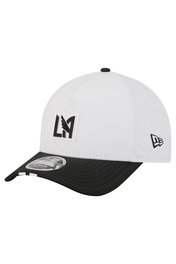 Men's New Era White LAFC 2026 MLS Kick Off 9FORTY M-Crown A-Frame Adjustable Hat