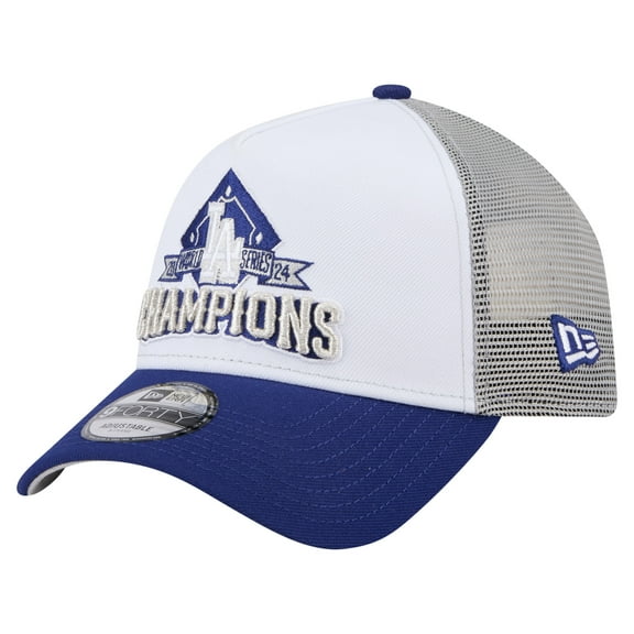 Men's New Era  White Los Angeles Dodgers 2024 World Series Champions 9FORTY Adjustable Hat