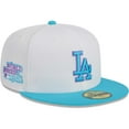thumbnail image 1 of Men's New Era White Los Angeles Dodgers  Vice 59FIFTY Fitted Hat, 1 of 5