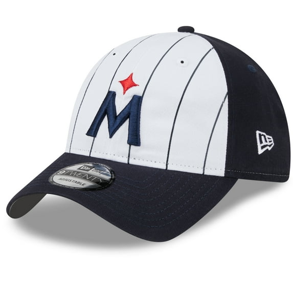 Men's New Era White Minnesota Twins 2025 Batting Practice 9TWENTY Adjustable Hat