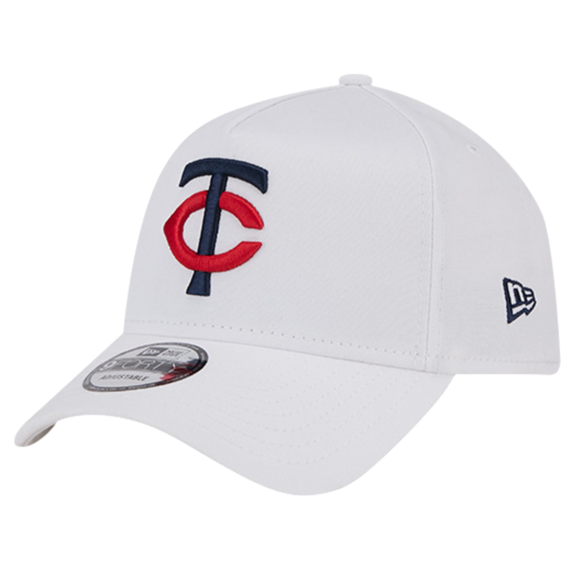 Men's New Era White Minnesota Twins TC A-Frame 9FORTY Adjustable Hat ...
