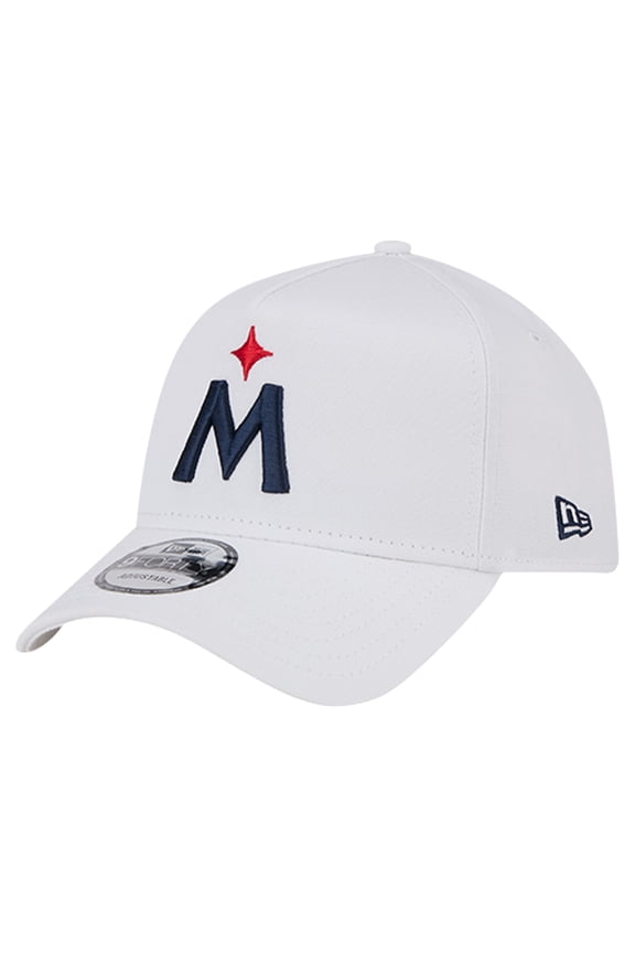 Men's New Era White Minnesota Twins TC A-Frame 9FORTY Adjustable Hat