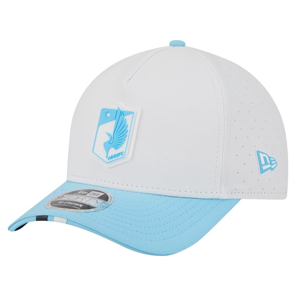 Men's New Era White Minnesota United FC 2026 MLS Kick Off 9FORTY M-Crown A-Frame Adjustable Hat