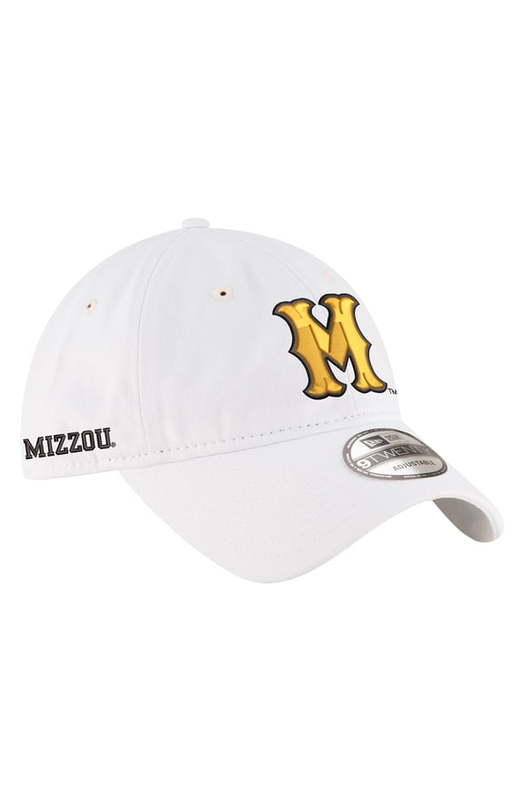 Men's New Era White Missouri Tigers Core Classic 9TWENTY Adjustable Hat