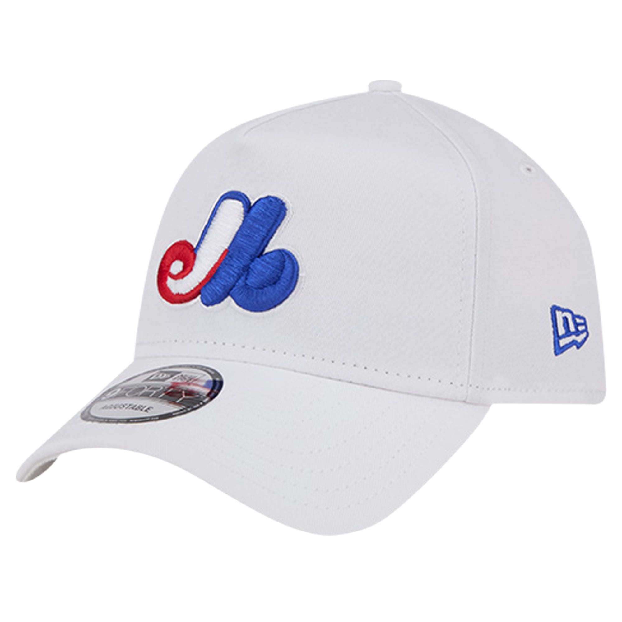 Men's New Era White Montreal Expos TC A-Frame 9FORTY Adjustable Hat