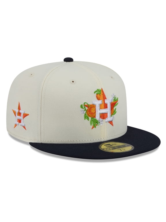 Men's New Era White/Navy Houston Astros Blossom 59FIFTY Fitted Hat