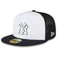 thumbnail image 1 of Men's New Era White/Navy New York Yankees 2023 On-Field Batting Practice 59FIFTY Fitted Hat, 1 of 6